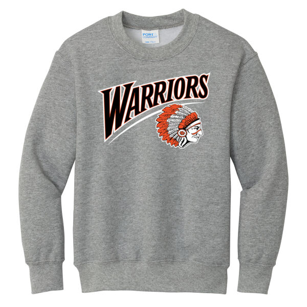Warren Back to School 2026 Logo 2 - Youth Core Fleece Crewneck Sweatshirt Thumbnail