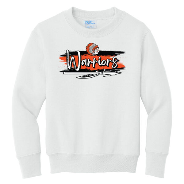 Warren Back to School 2026 Logo 3 - Youth Core Fleece Crewneck Sweatshirt Thumbnail
