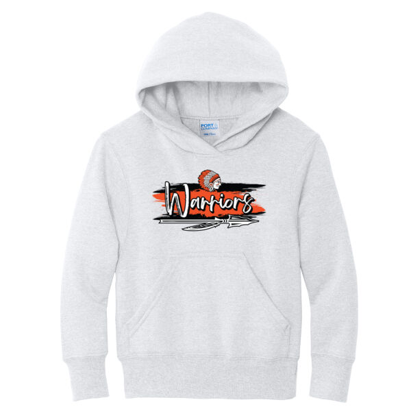 Warren Back to School 2026 Logo 3 - Youth Core Fleece Pullover Hooded Sweatshirt Thumbnail