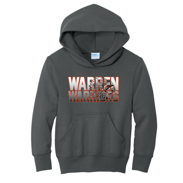 Warren Back to School 2026 Logo 1 - Youth Core Fleece Pullover Hooded Sweatshirt Thumbnail